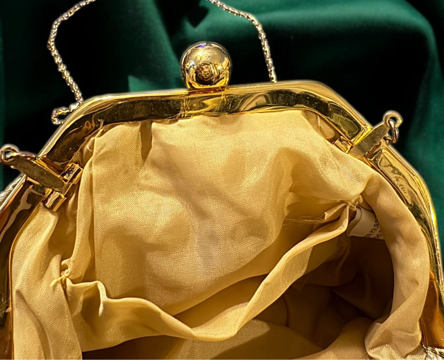 Vintage Gold Crossbody Party Bag