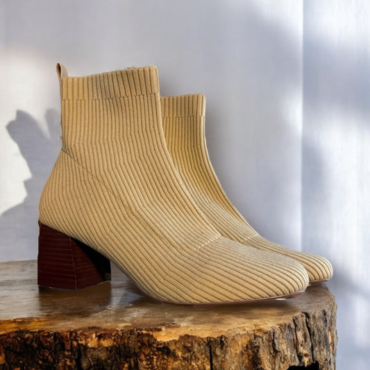 SAKS FIFTH AVENUE
Kris Block Heel Ribbed Sock Boots